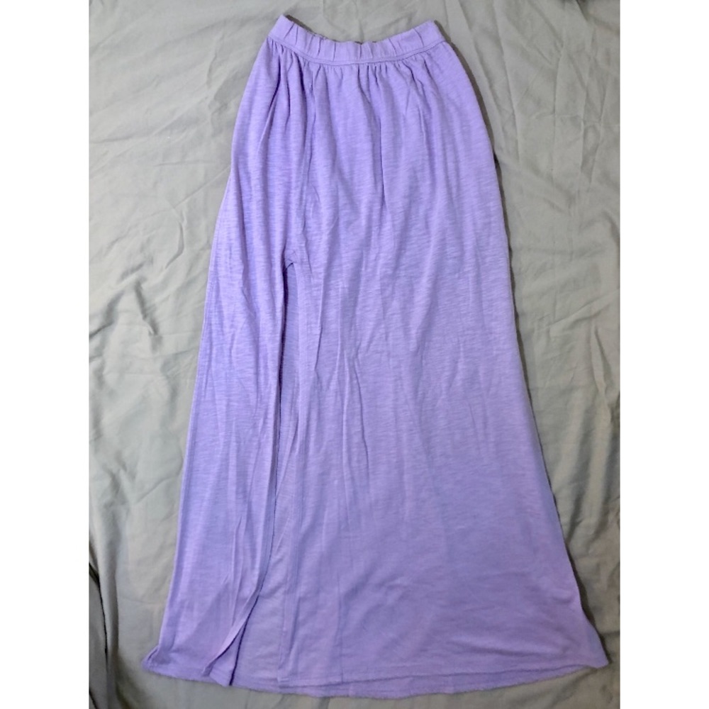 Most Beautiful Lilac Maxi Skirt